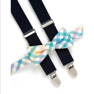 Crown & Ivy
Boys 4-7 Check Bow Tie Suspender Set
